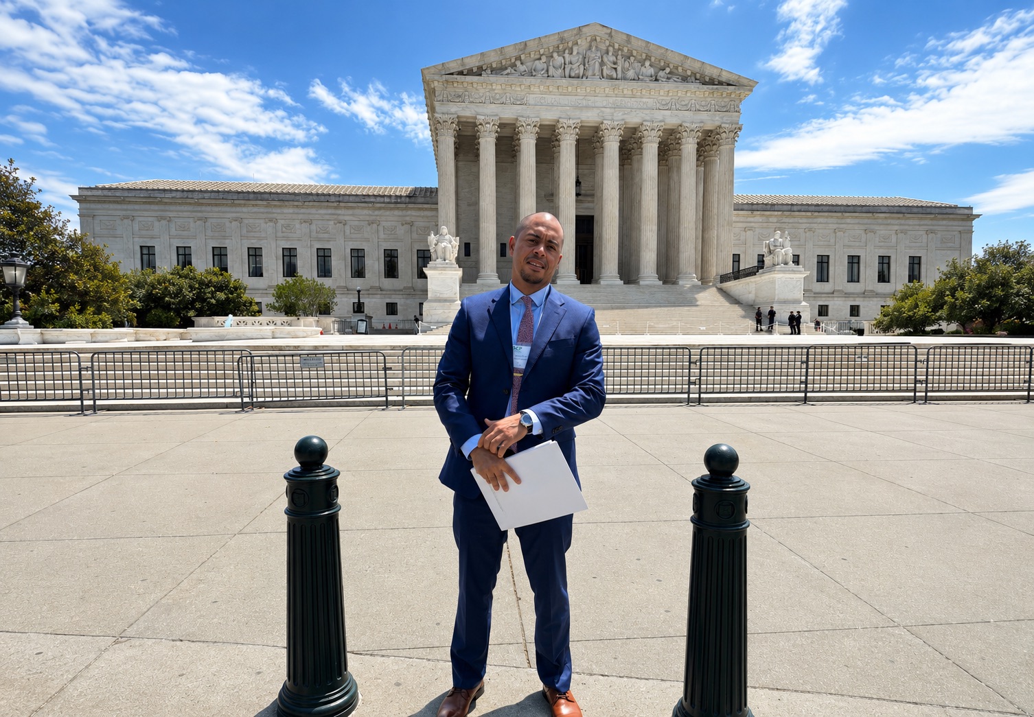 Outside the United States Supreme Court