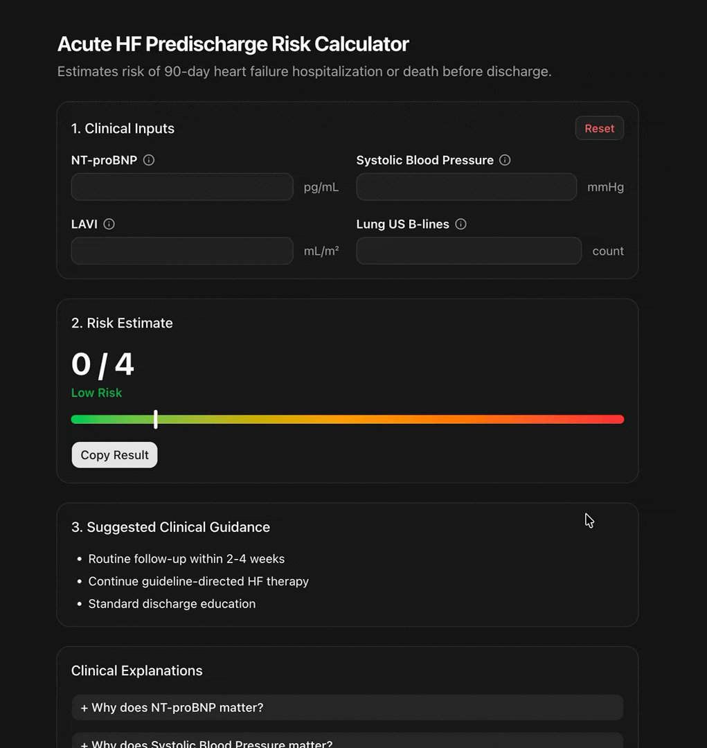 Demo of app